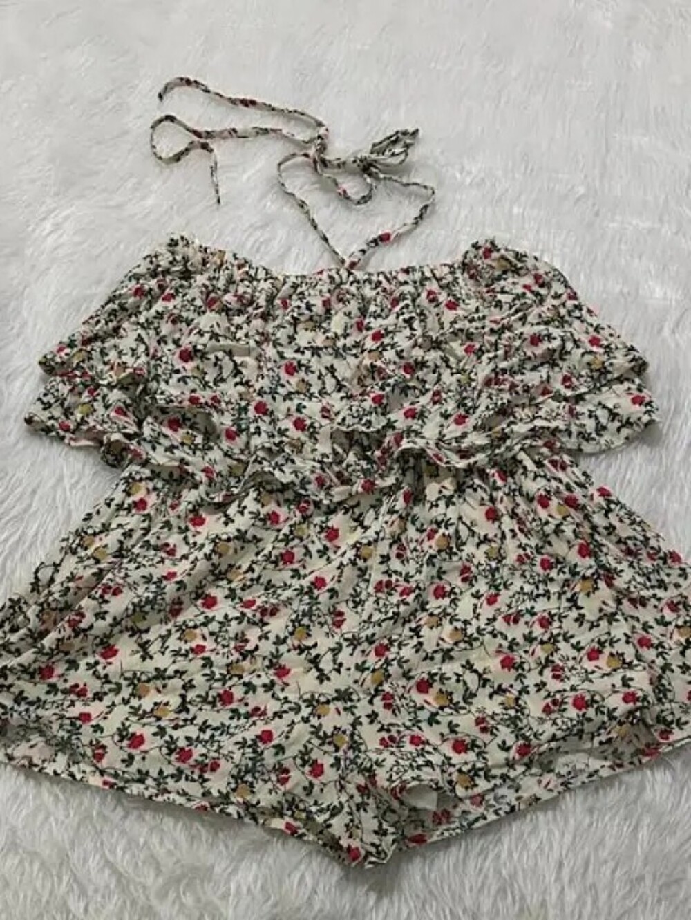 Floral Boho Romper XL